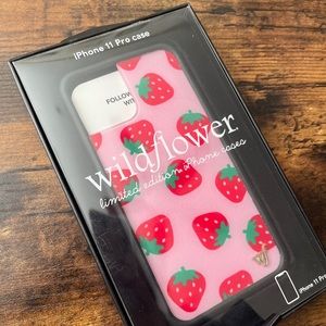 WILDFLOWER iPhone 11 Pro Strawberry Case
